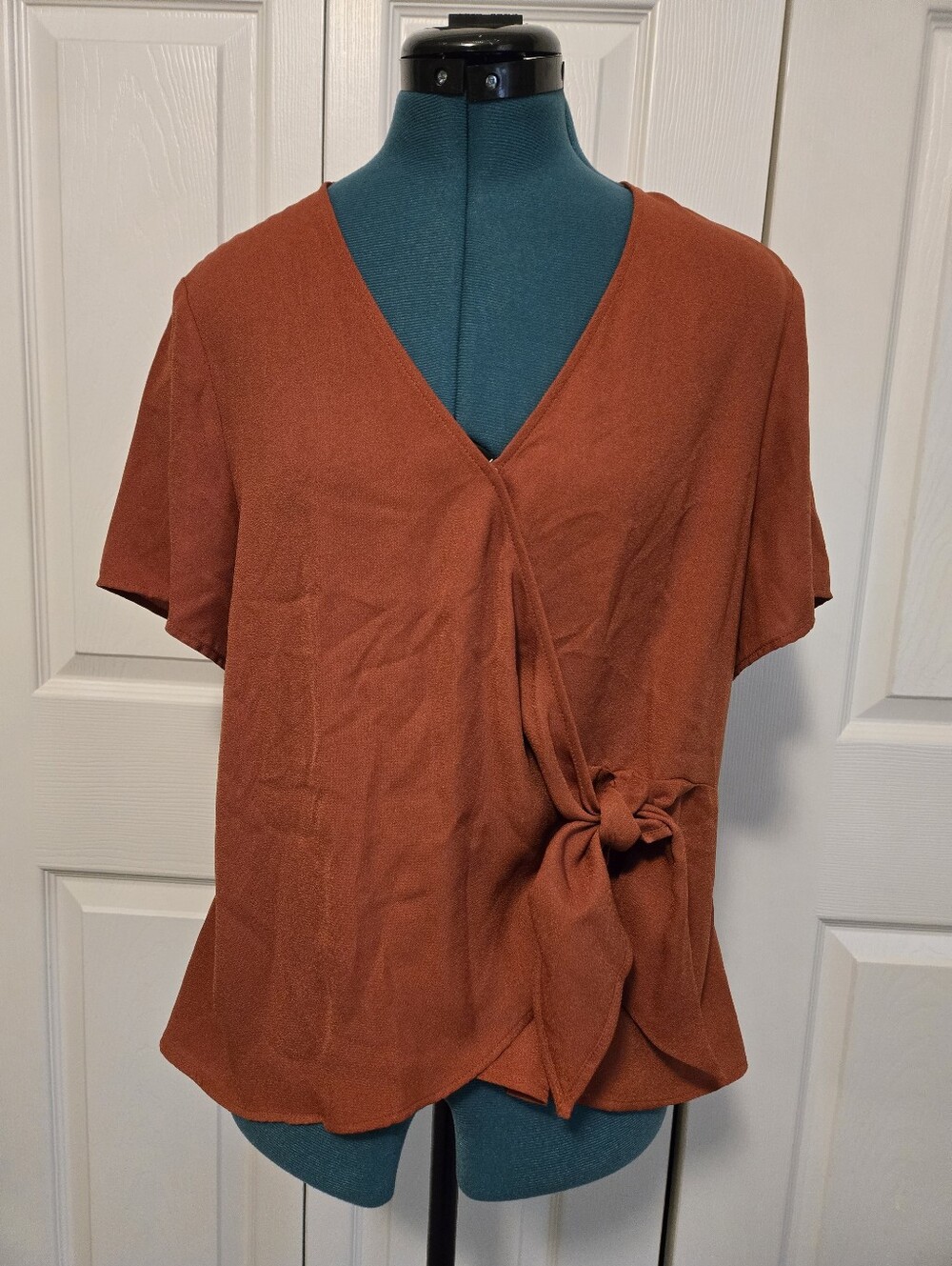 Madison 90's Style Womens Wrap Blouse